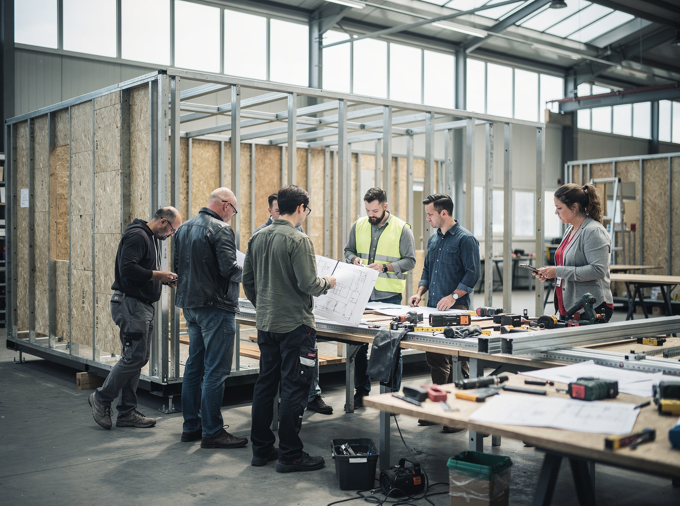 Ready Modular Skin Test Tradesman team